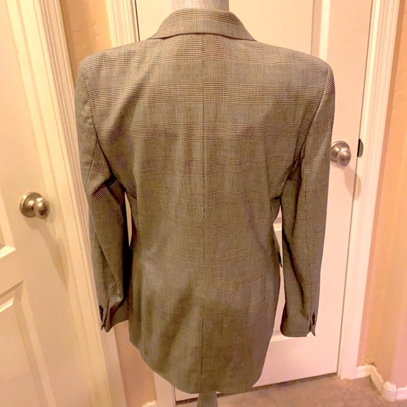 DKNY Double-breasted Glen Plaid Blazer - Picture 13 of 16